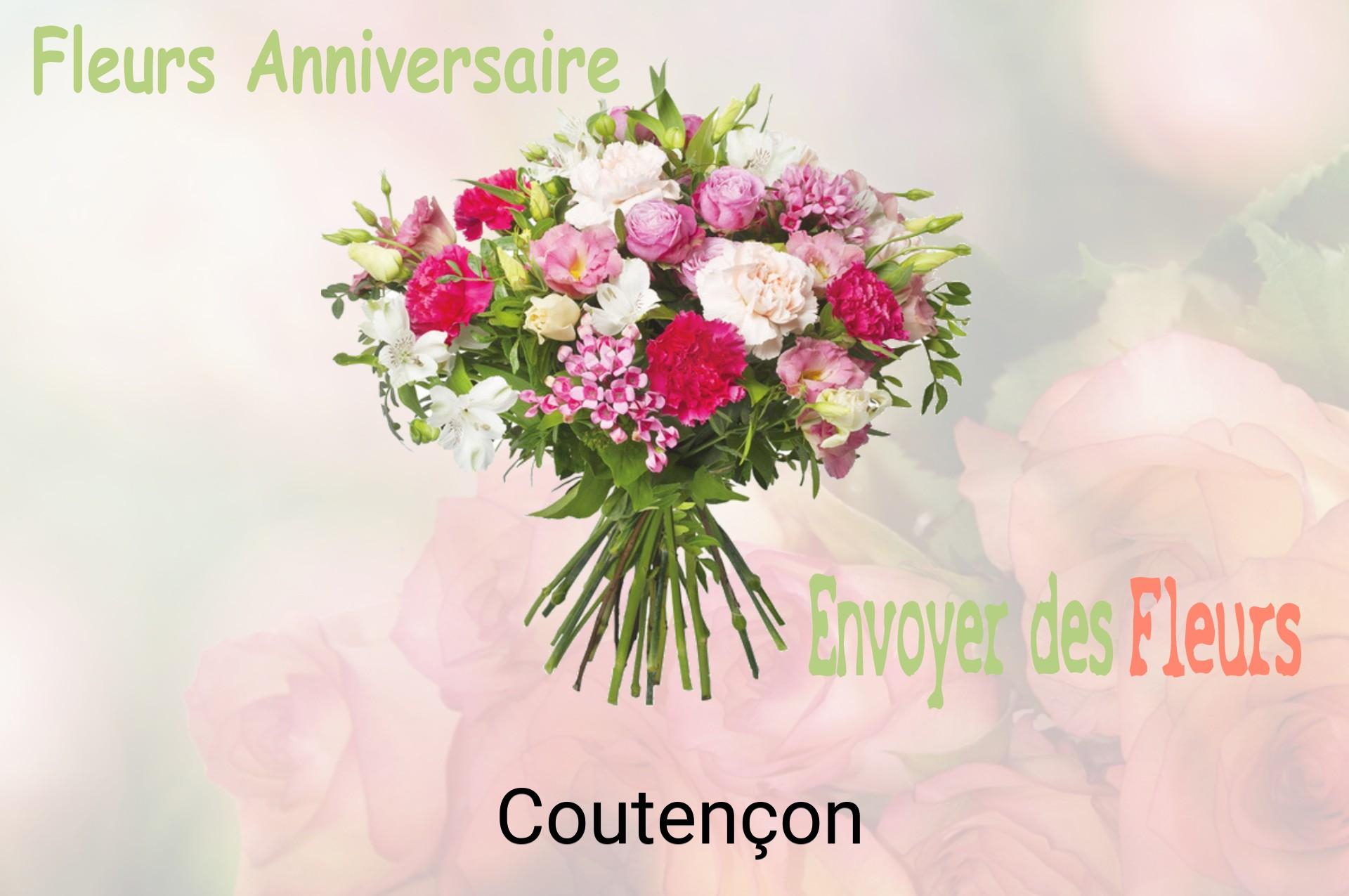 Bouquet de fleurs d’anniversaire livré à Coutençon
